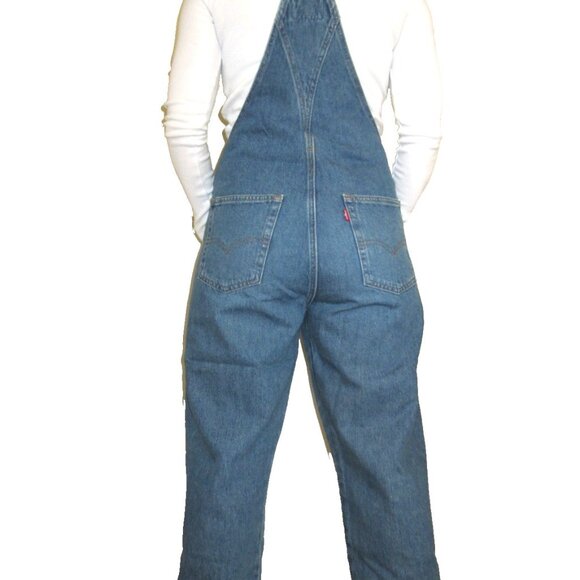 Levi's Women's Vintage Jeans Cotton Denim Overalls Medium Wash NWT 853150024 - Picture 4 of 14